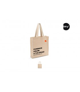 Bolso en juco con cremallera