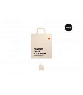 Bolsas de algodón asas cortas