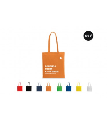 Bolsas de compra en algodón de colores